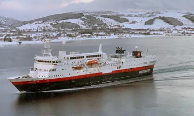 MS Vesterålen entering Sortland