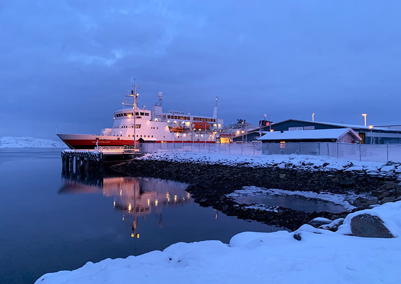 MS Vesterålen in Kirkenes, Norway