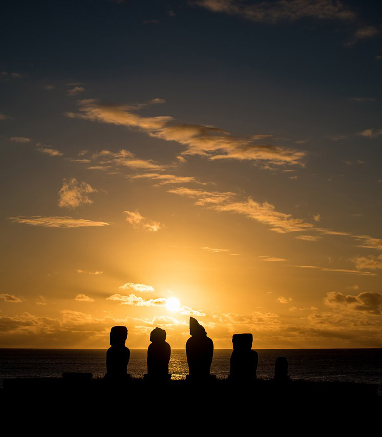 The statues of Easter Island