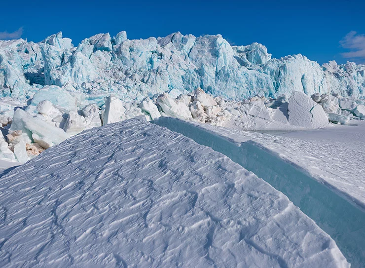 Glaciers on Svalbard, Norway