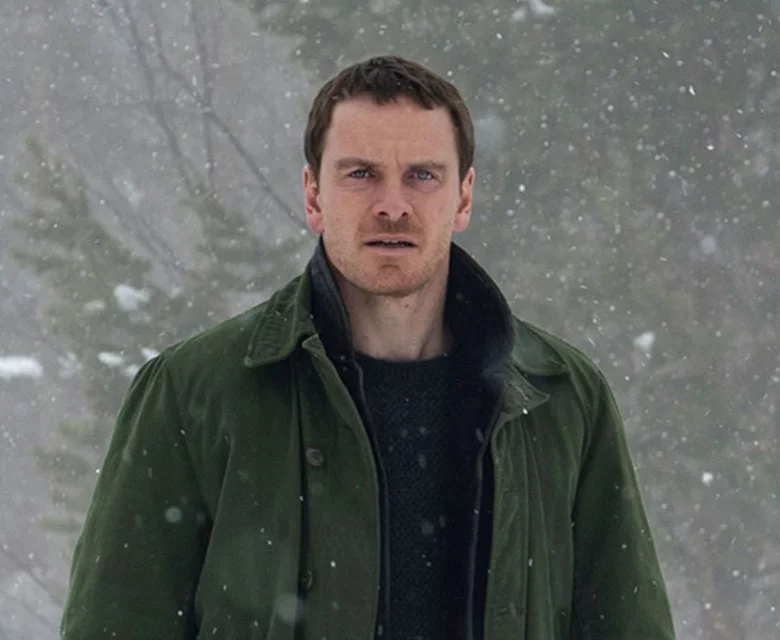 Michael Fassbender playing Harry Hole in the Snowman
