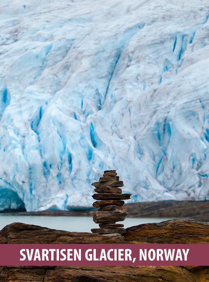 The Svartisen glacier in northern Norway