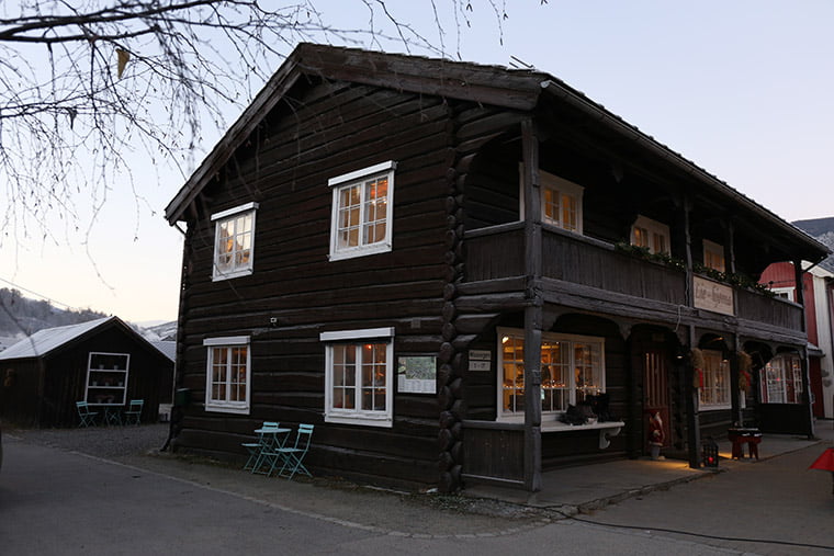 Centre of Vågå in Norway