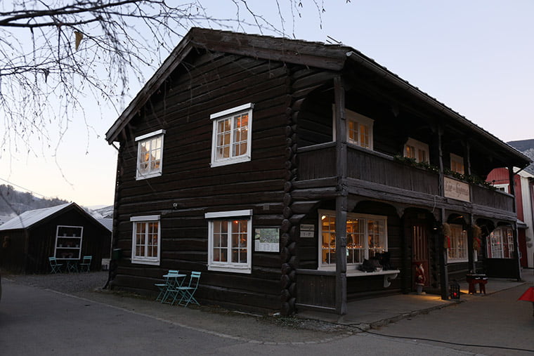 Centre of Vågå in Norway