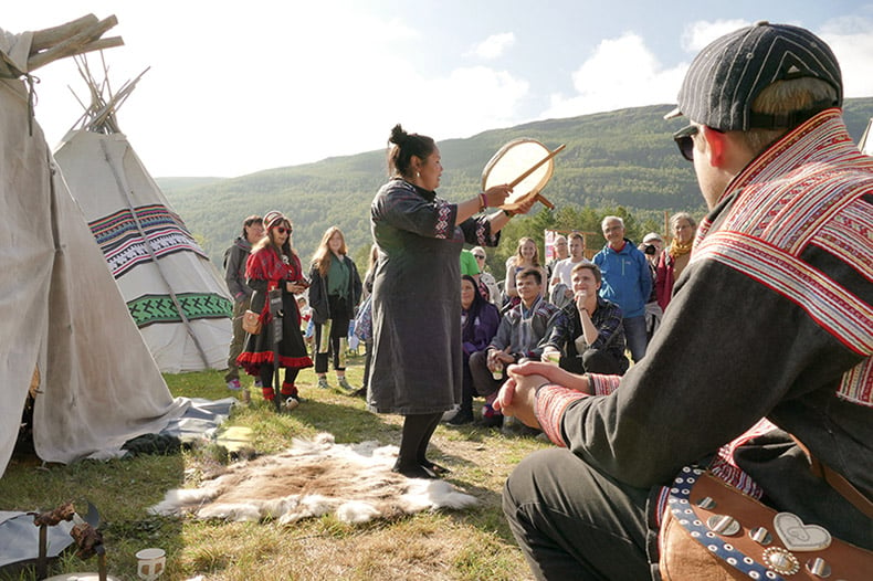A Sami cultural festival in Norway