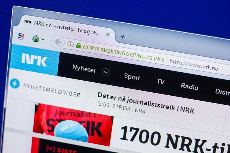 NRK Norway website