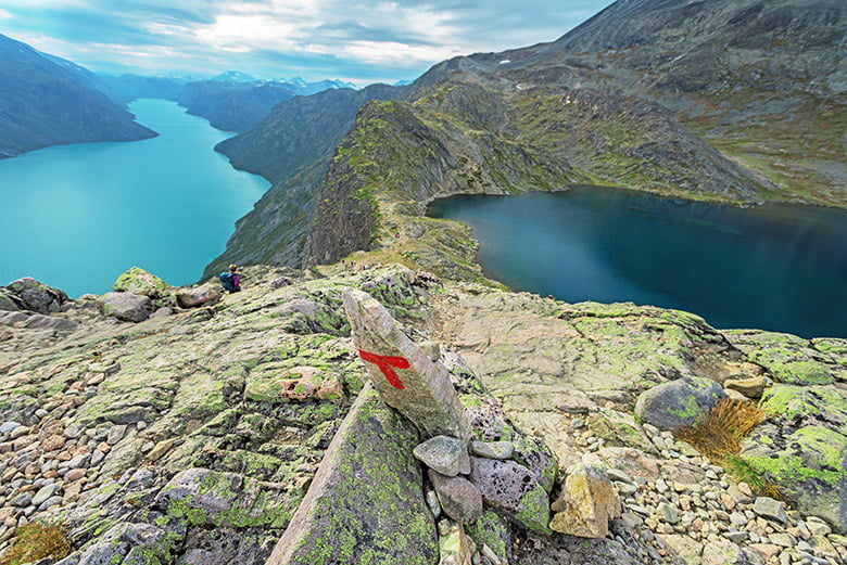 Norway's spectacular Besseggen ridge