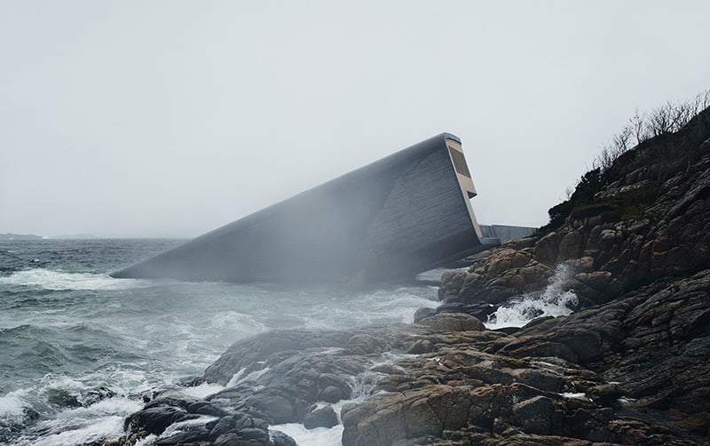 Under restaurant in Norway