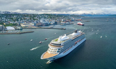 Christening of the Viking Sky cruise ship in Tromsø, Norway