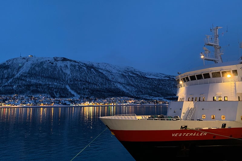 Travailler à bord du Hurtigruten en Norvège
