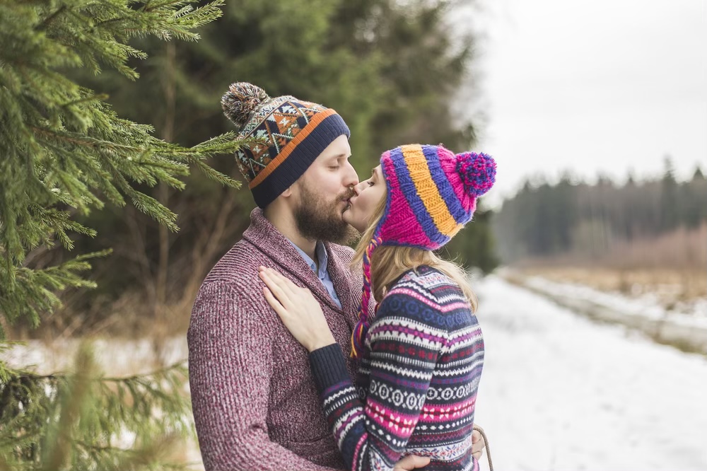 Scandinavian couple in love