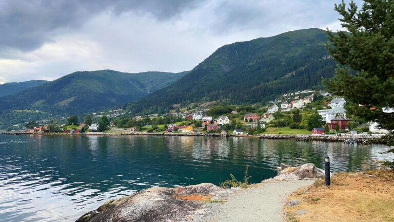 Balestrand on the shore of the Sognefjord. Photo: David Nikel.