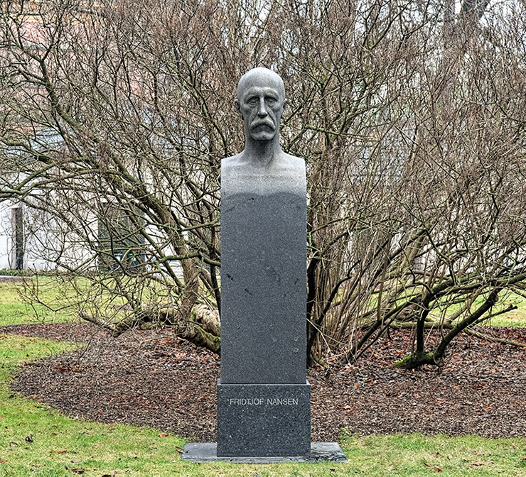 Fridtjof Nansen bust in Oslo