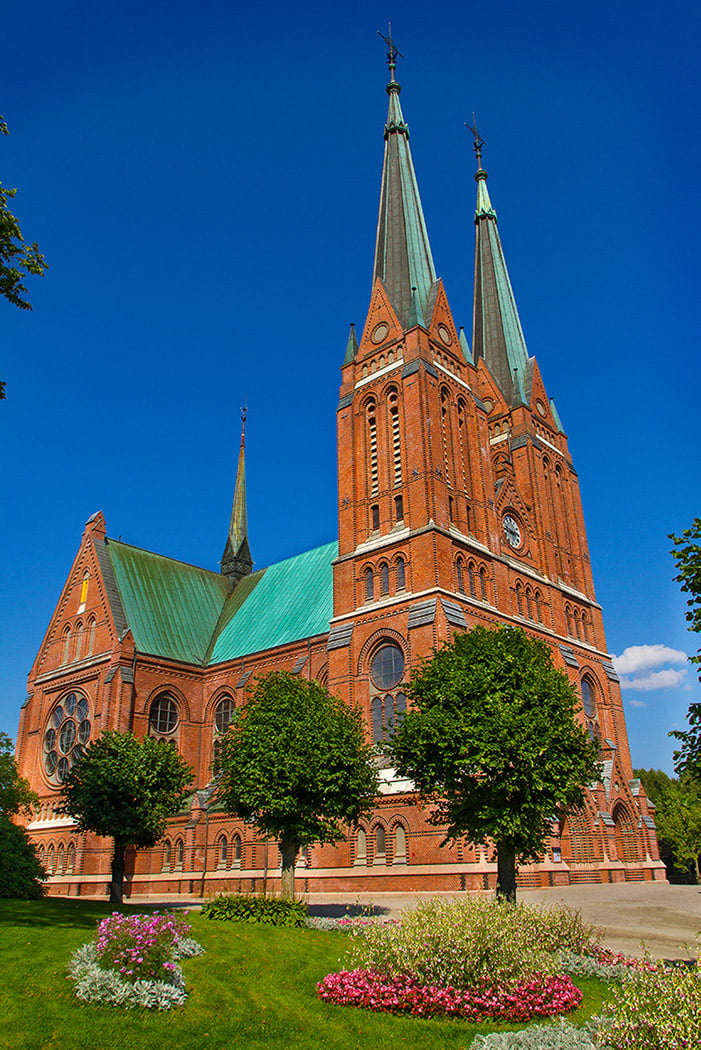 The neo-Gothic Skien Church