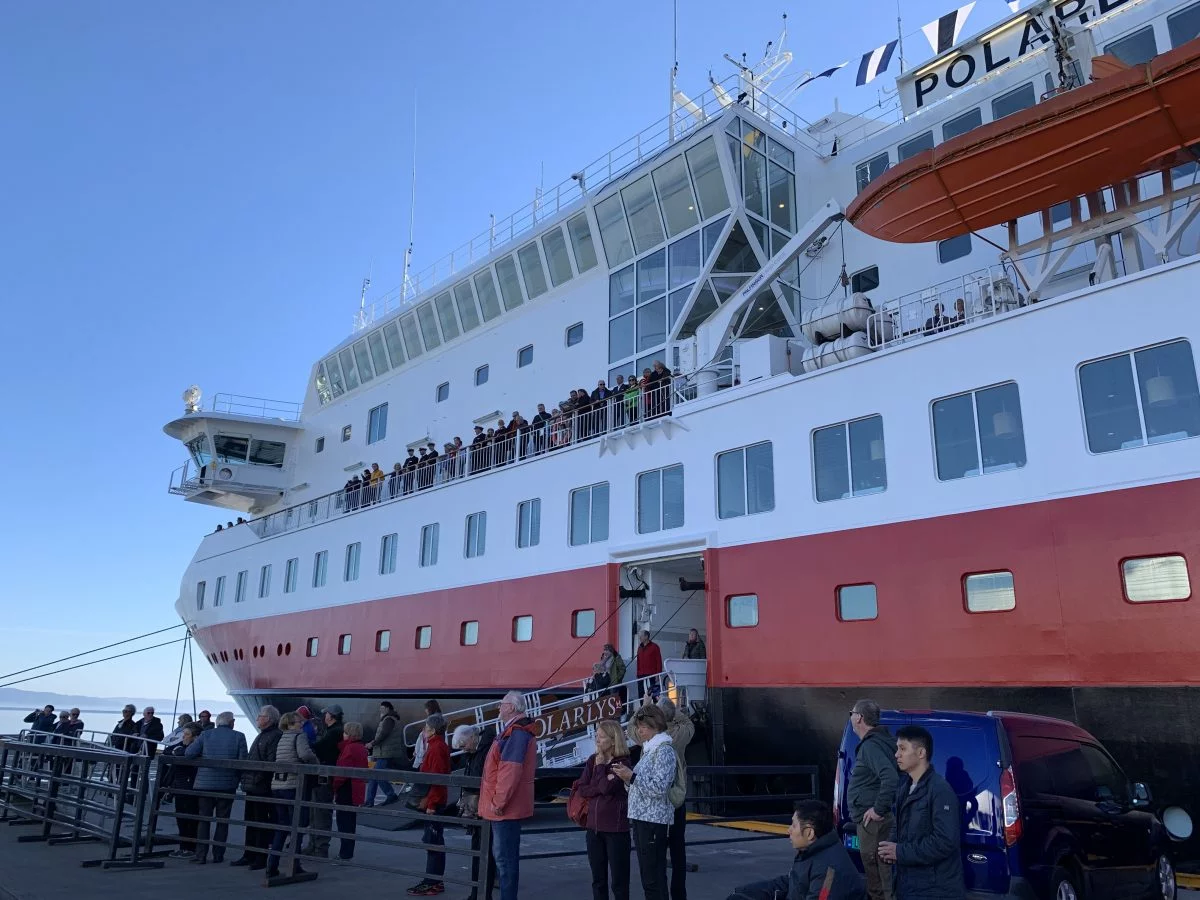 MS Polarlys in Trondheim