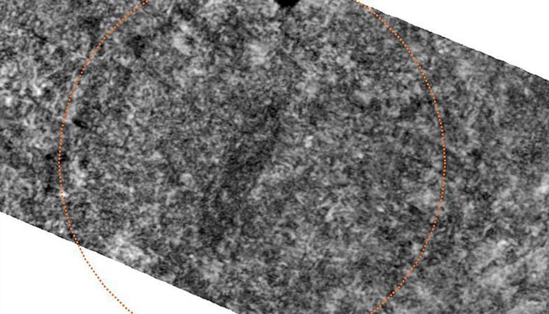 Scan of the Oslofjord viking ship find