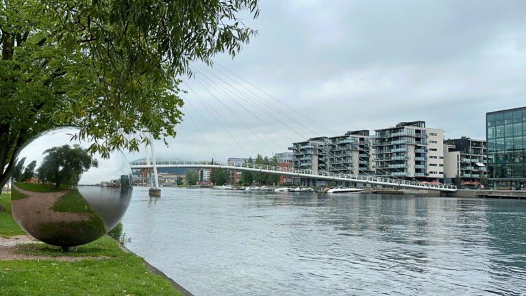 Waterfront of Drammen, Norway. Photo: David Nikel.