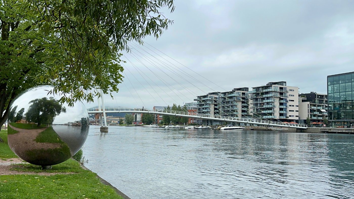 Waterfront of Drammen, Norway. Photo: David Nikel.