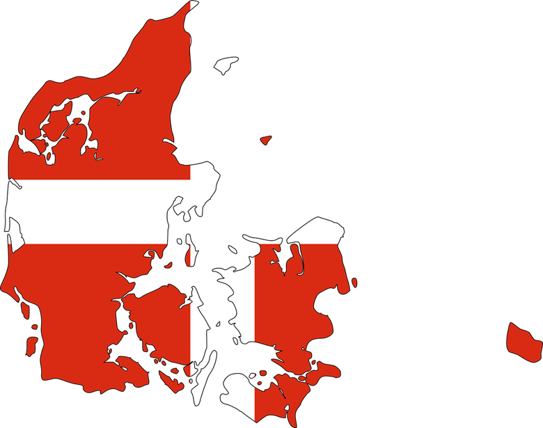 Map of the Kingdom of Denmark