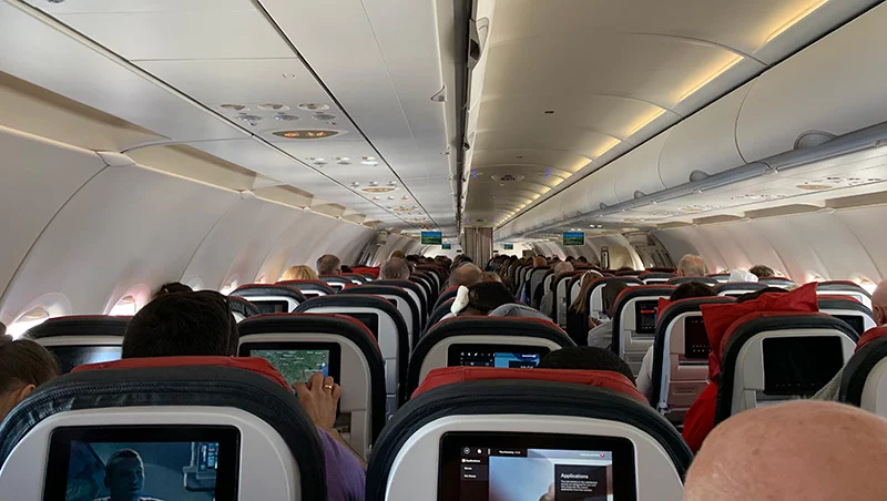 In-seat entertainment on Turkish Airlines