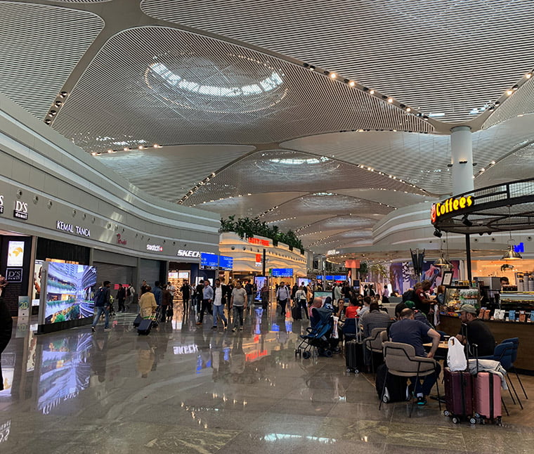 Inside the new Istanbul Airport