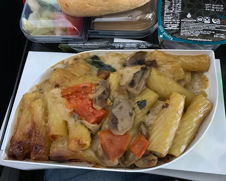 Pasta flight meal