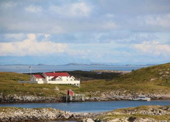 Sakrisøya island in Norway