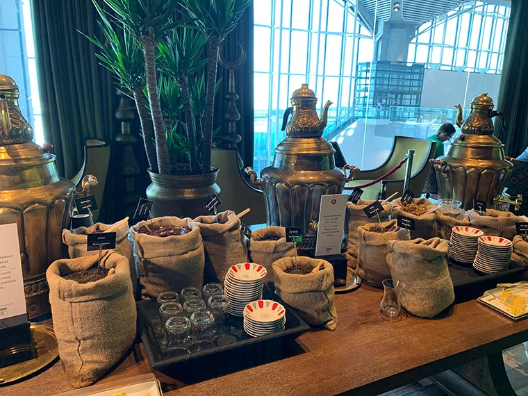 Tea bar at Istanbul Airport