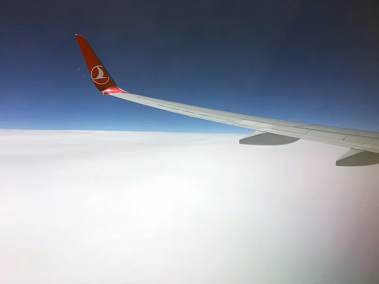 Turkish Airlines from the window seat