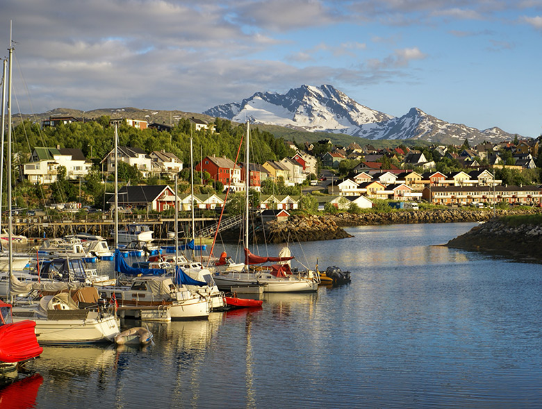 Harbour at Narvik, Norway