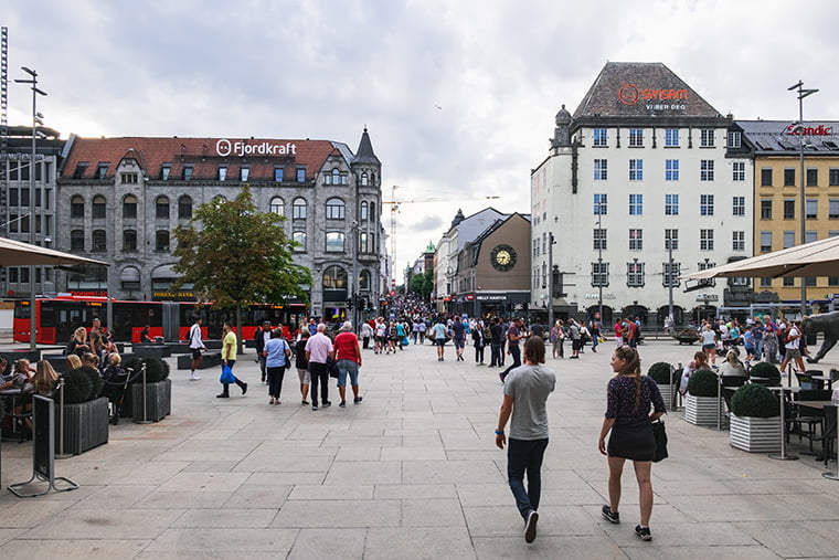 Jernbanetorget in Oslo