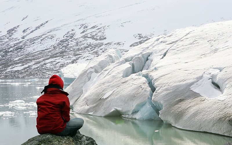 Tourism at Norway's Jostedal Glacier