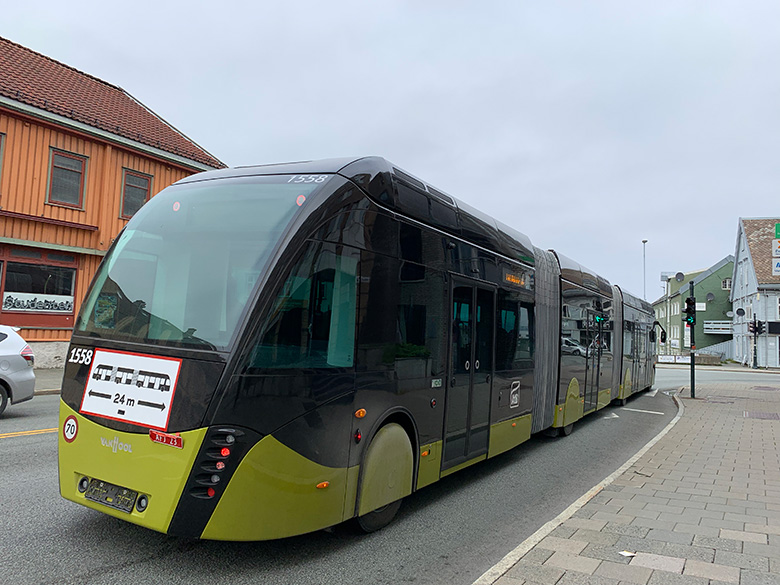 Metro bus test in Trondheim