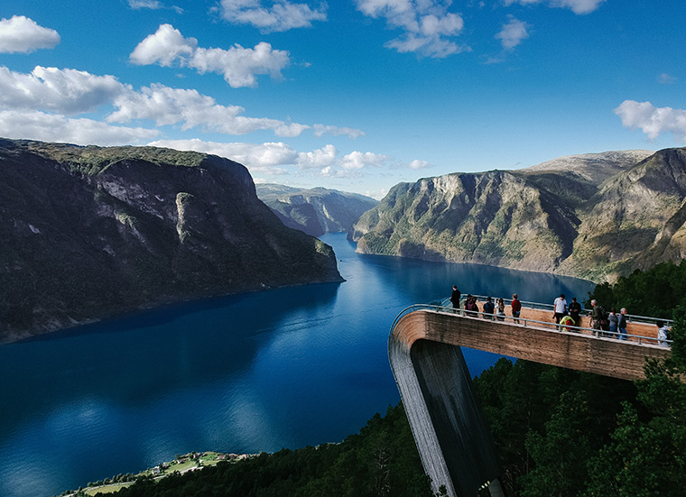 Stegastein viewpoint in Norway