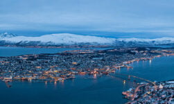 Blue light of Tromsø in the Norwegian winter