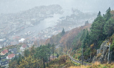 Heavy rainfall in Norway