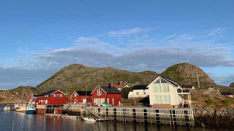 Skrova island in Lofoten, Norway