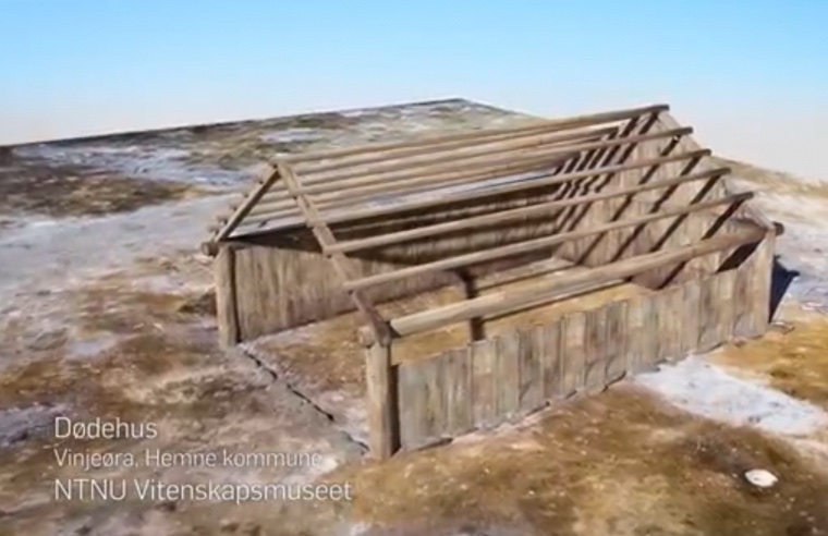 Construction of the Viking Age burial house