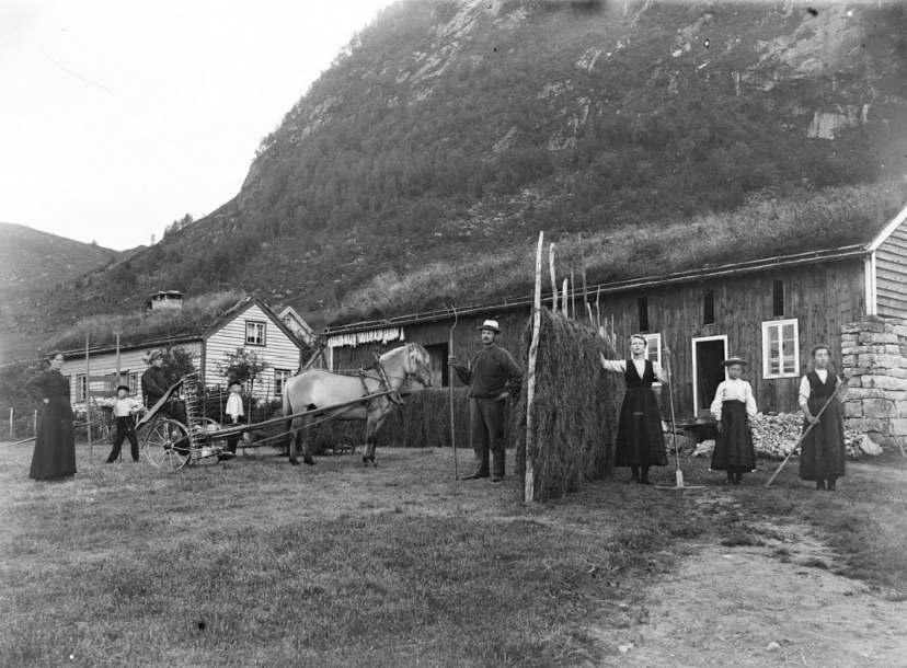 A farm in western Norway, c.1890