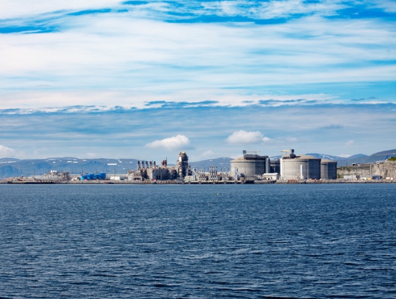 Melkøya LNG plant in Hammerfest