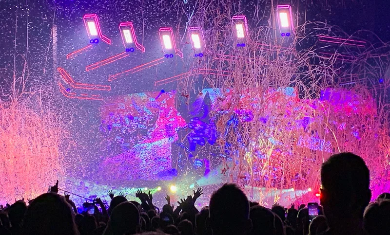 Muse performing at Telenor Arena