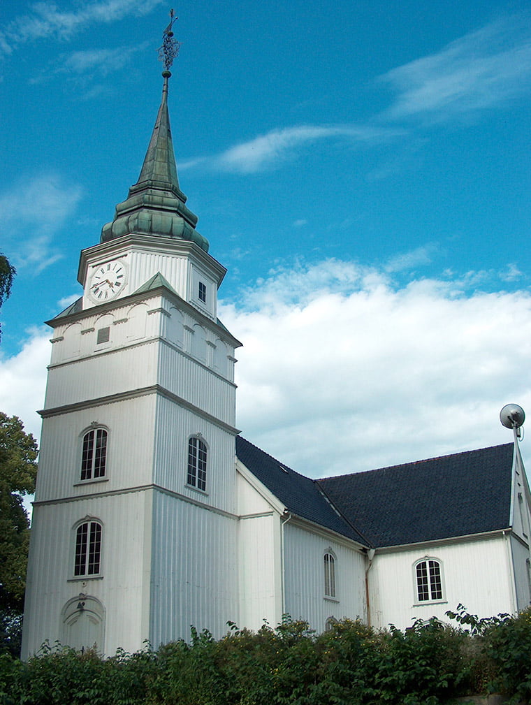 The original Østre Porsgrunn Church