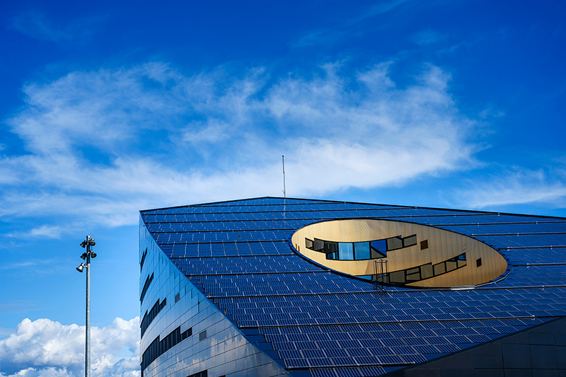 The new energy positive building in Trondheim, Norway