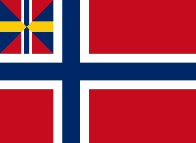 Norway-Sweden merchant flag