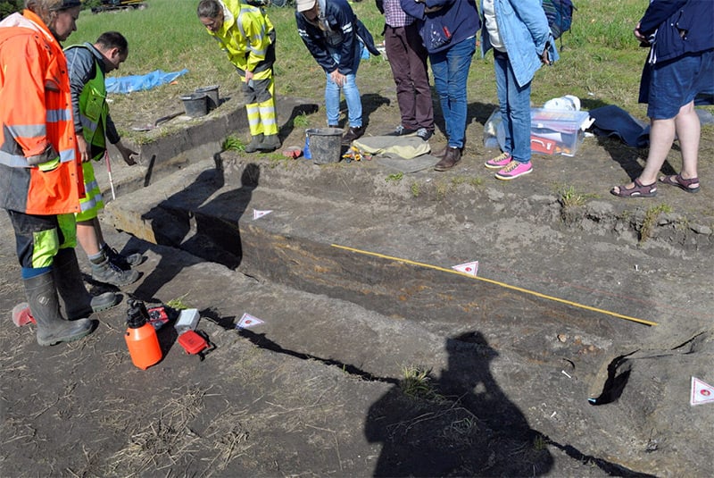 Viking Ship Archaeological Dig in Norway