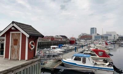 The waterfront of Bodø, Norway.