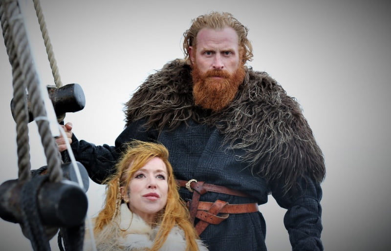 Kristofer Hivju and Gry Molvær Hivju