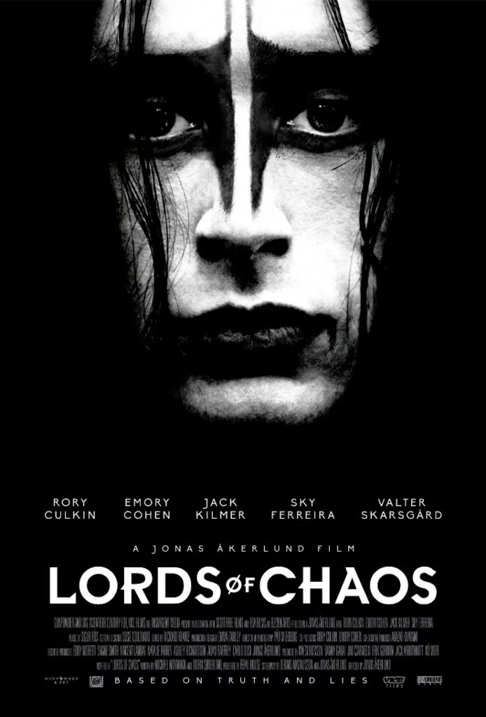 Lords of Chaos theatrical release poster