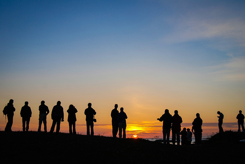 Andenes sunset in northern Norway