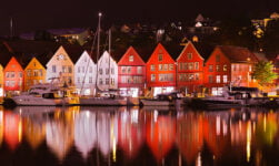 Historical Bergen wharf